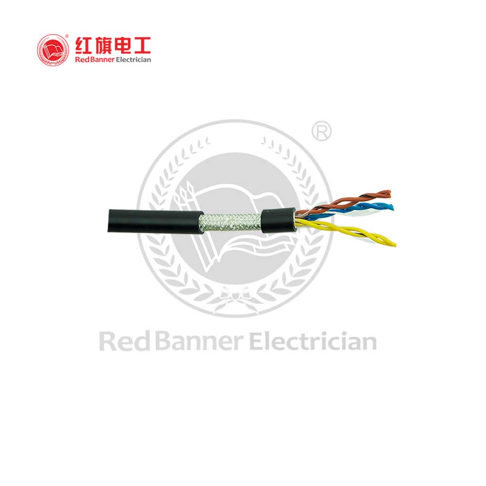 KTR-EVVRPS 超高柔彈性雙絞屏蔽拖鏈線,KTR_EVVRPS,高柔性電纜,拖鏈電纜,機器人電纜,雙絞線,屏蔽電纜,紅旗電工